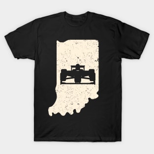 Indianapolis 500 Car Speed 500 , Indiana Top  Car Race Vintage T-Shirt